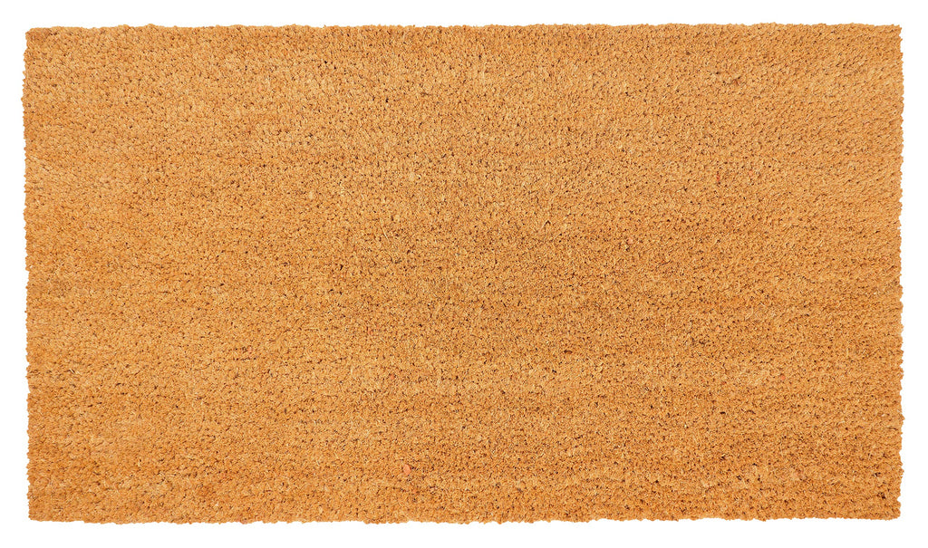 KAF Home Holiday Coir Doormat with Heavy-Duty, Weather Resistant, Non-Slip PVC Backing | 17 by 30 Inches, 0.6 Inch Pile Height | Perfect for Indoor and Outdoor Use (Joy Wreath)
