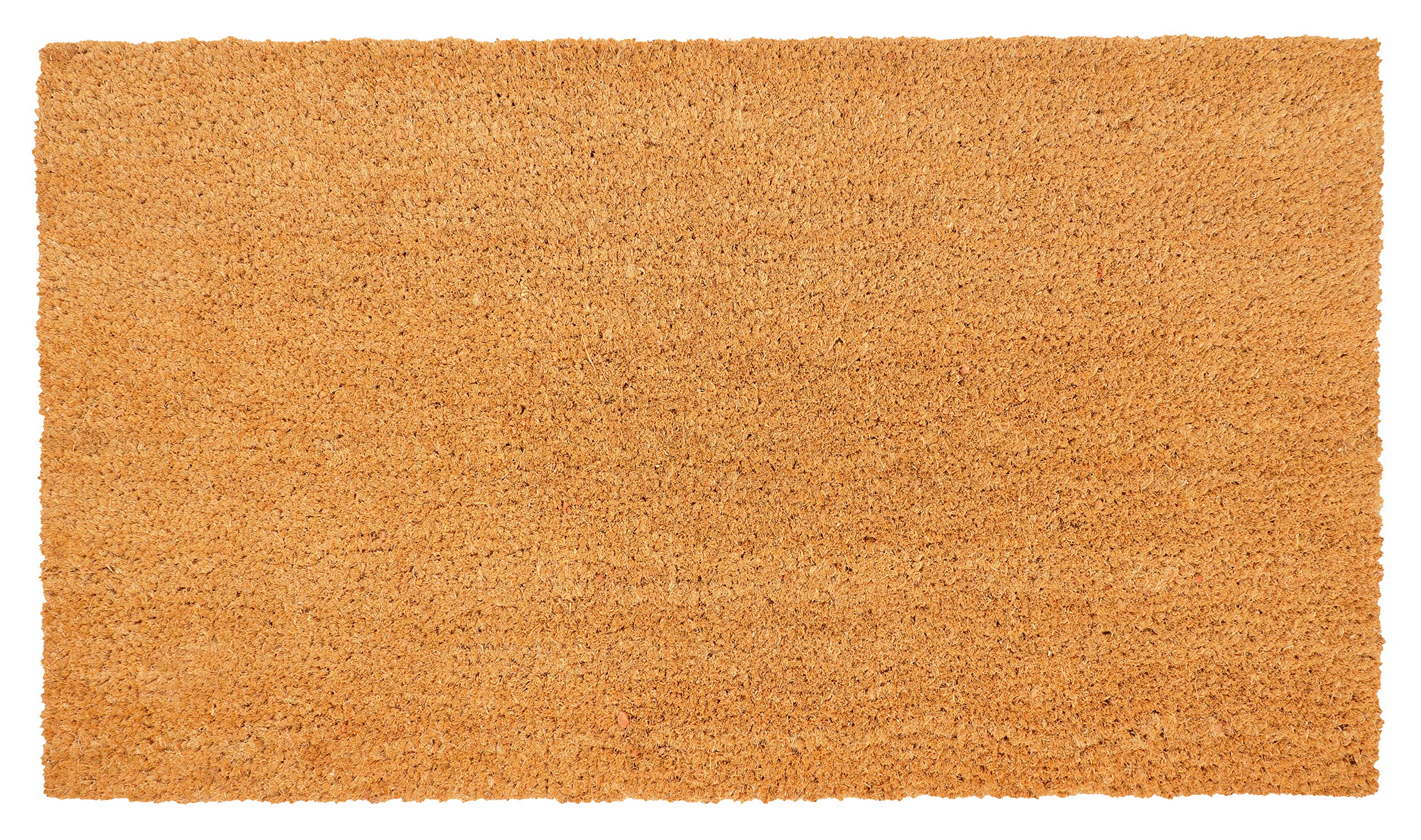 KAF Home Holiday Coir Doormat with Heavy-Duty, Weather Resistant, Non-Slip PVC Backing | 17 by 30 Inches, 0.6 Inch Pile Height | Perfect for Indoor and Outdoor Use (Joy Wreath)
